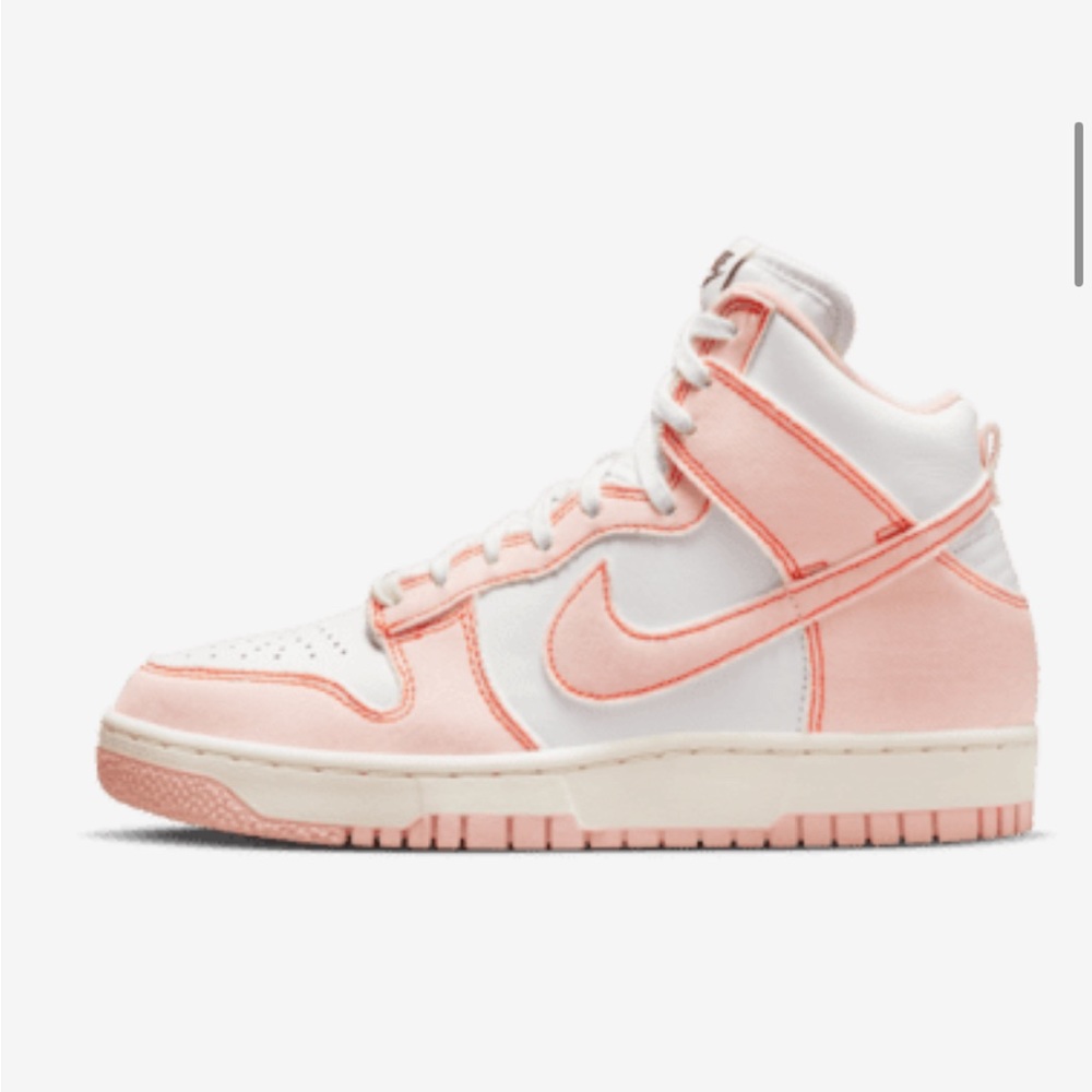 Selling brand new pair of Pink&White Jordans. Only worn for less than 20 min.